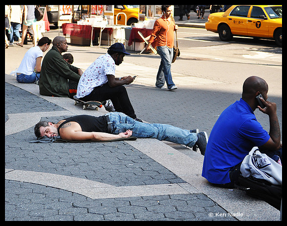 Guy sleeping