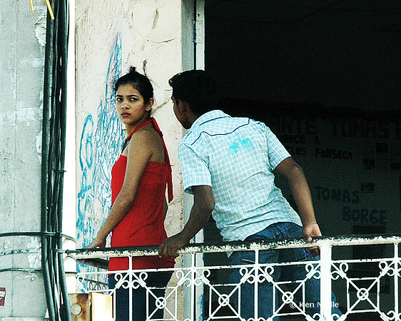 Couple on balcony Matagalpa
