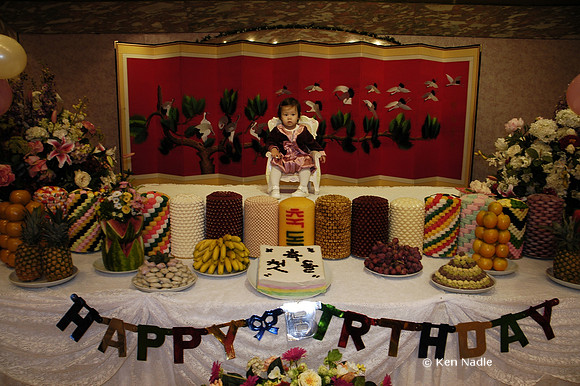 Linda's first birthday