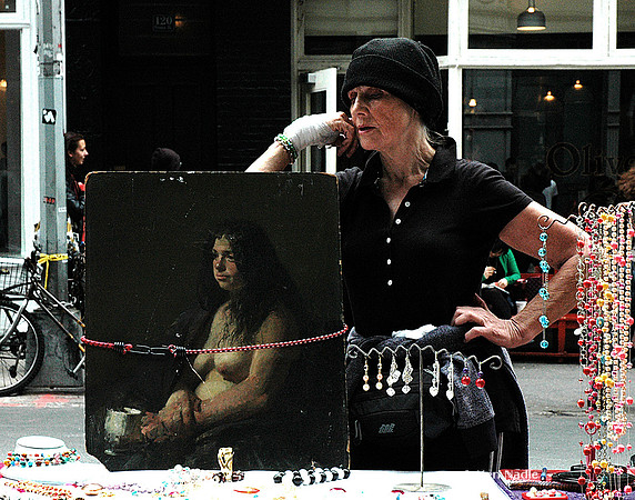 Soho street vendor 11x14
