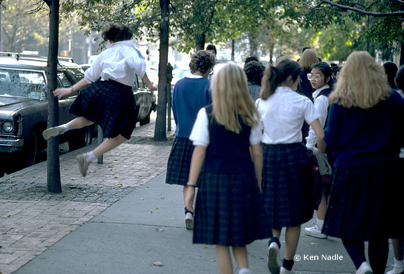 Jumping girl 16x24