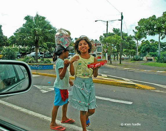 Street girl, Managua