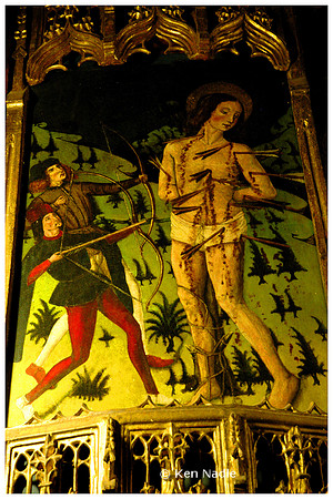 Painting in castle, Segovia