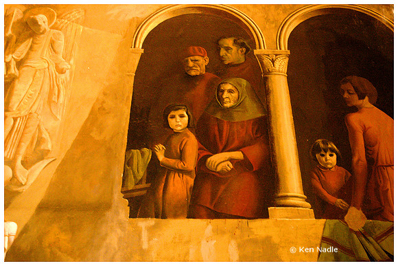 Painting in castle, Segovia
