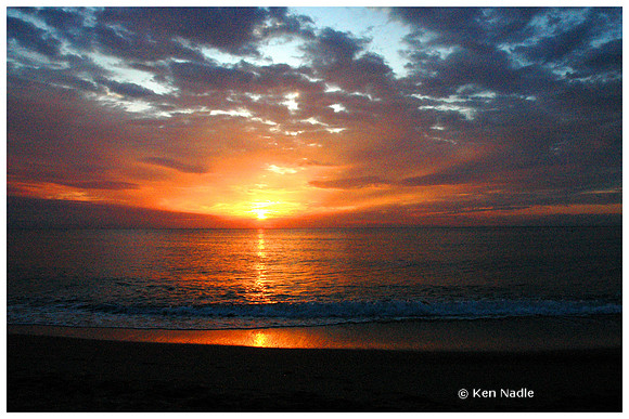 Sunrise on Mediterranean