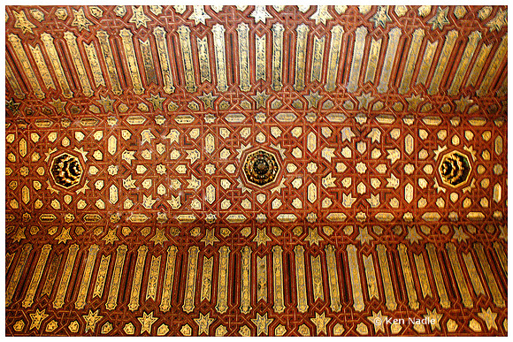 Ceiling in Alhambra