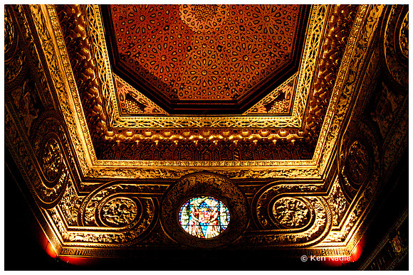 Castle ceiling in Segovia