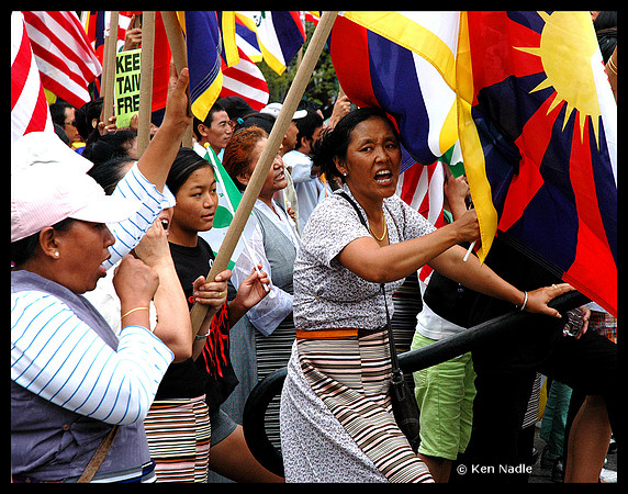 Free Tibet, Free Tiwan ralley in Union Square